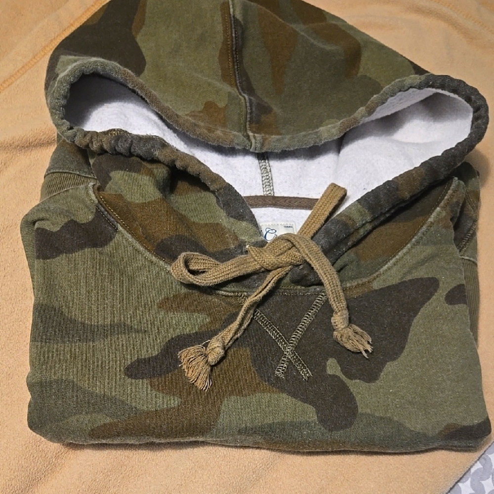 J. Crew Camouflage Hoodie